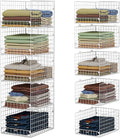 5-Tier Stackable Closet Storage Shelves, Closet Organizers and Storage Basket by FollowWithYociyogaTogether