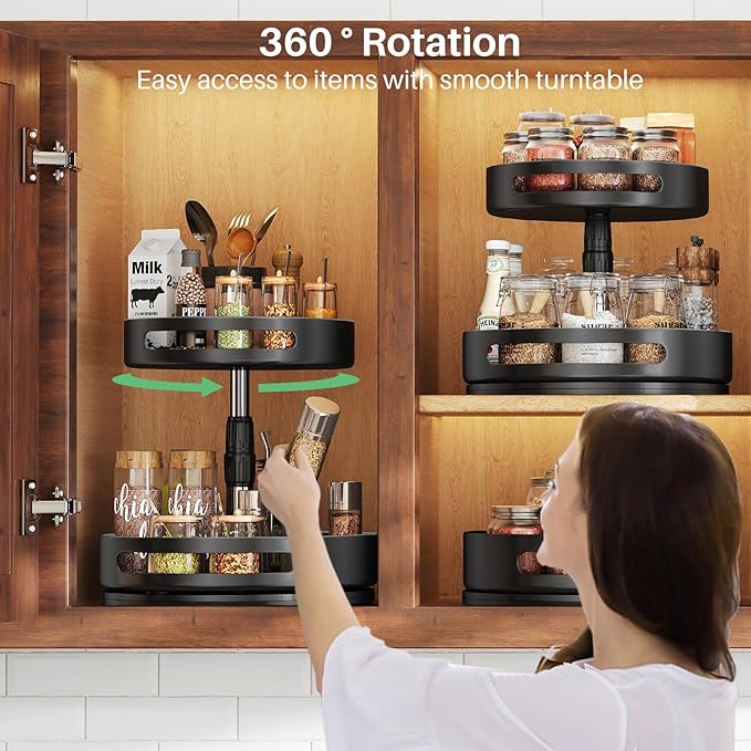 Lazy Susan Organizer Spice Rack - Image 3