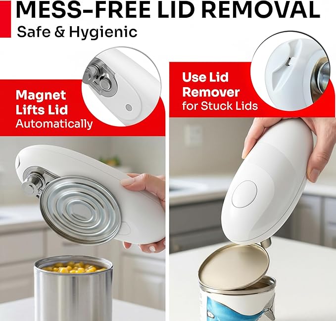 MUELLER HOME SmoothEdge Auto Electric Can Opener – Battery‑Operated One‑Touch w - Image 5