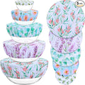 5 Pieces Bowl Covers Reusable, 5 Size Elastic Cloth Bowl Covers by Revahope