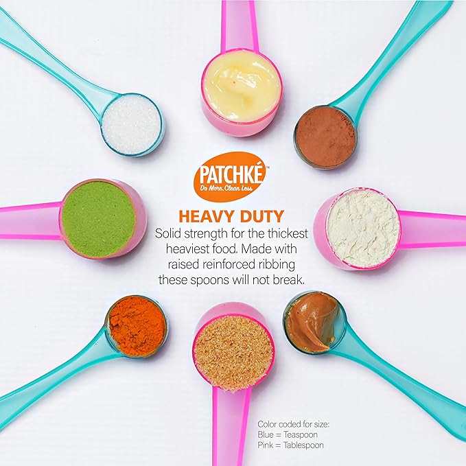 Plastic Measuring Spoons, Fits in Jar, Good - Image 5