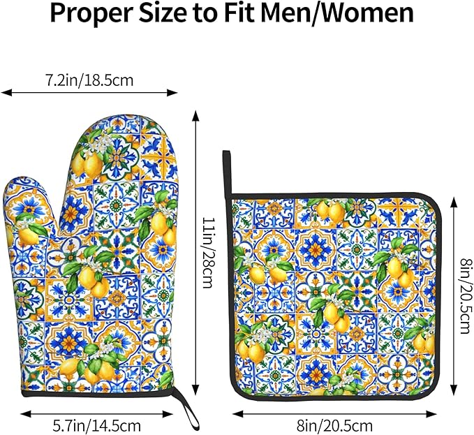Lemon Oven Mitts - Image 3