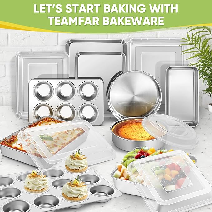 TeamFar Stainless Steel Baking Sheet, 20’’ x 14’’ Large Baking Sheet Pan - Image 9
