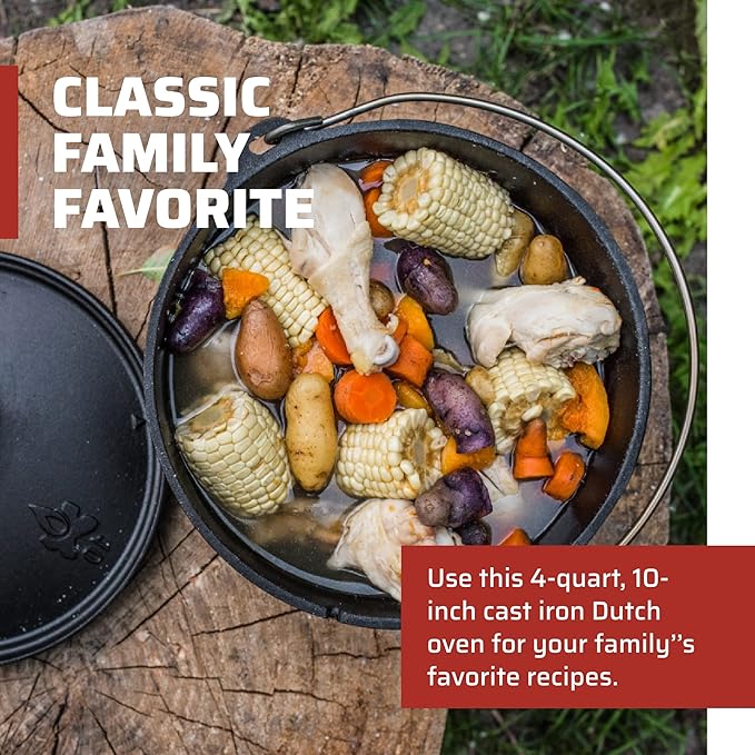 Camp Chef SDO10 10" Cast Iron Dutch Oven - Image 2