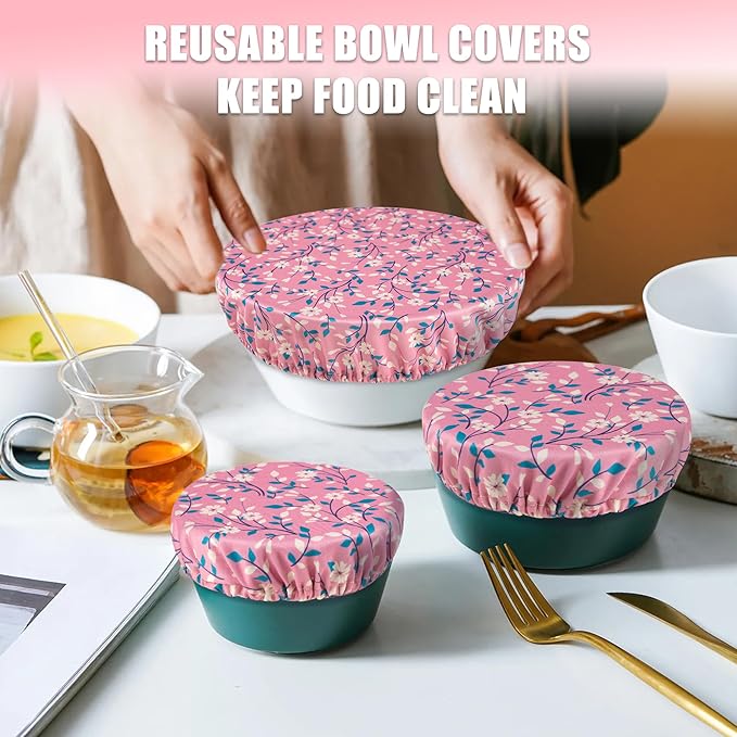 wegreeco Elastic Reusable Bowl Covers - Image 6