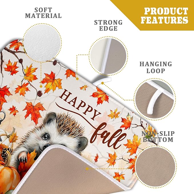 Happy Fall Dish Drying Mat - Image 4