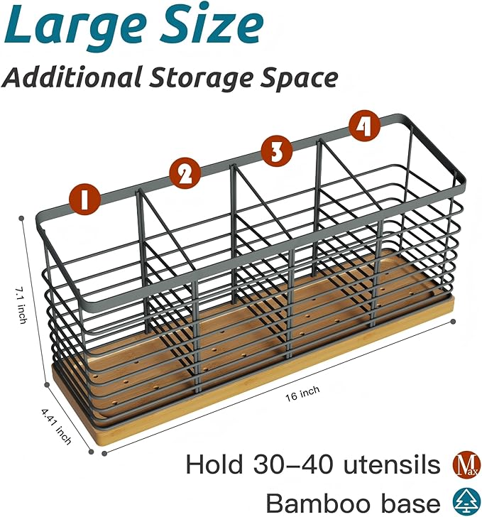 Suli Extra Large Kitchen Utensil Holder - Image 2