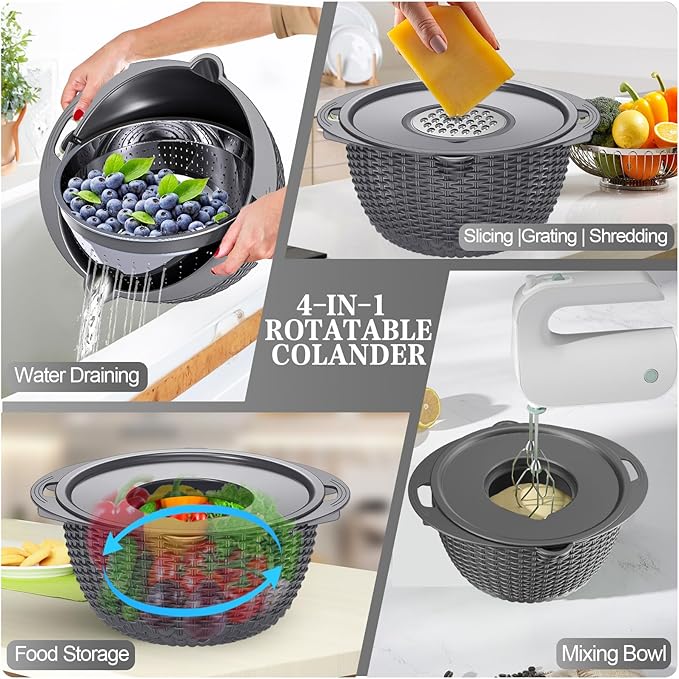 4-1 Colander with Lid Set - Image 4