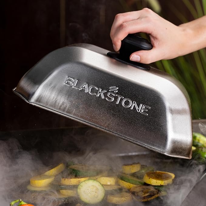 Blackstone 5207 Rectangle Basting Cover Small 2-Pack Griddle Accessories - Image 4