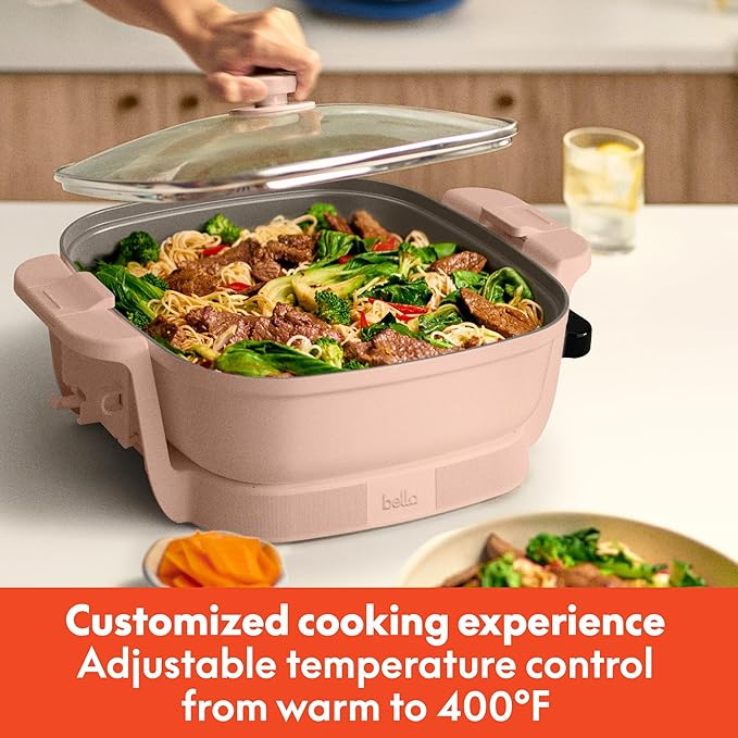 bella Make & Take Electric Skillet, Fits-anywhere™ kitchenware, EverGood™ - Image 5