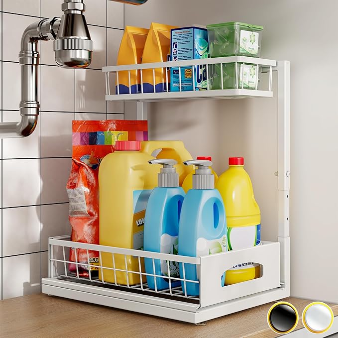 Under Sink Organizer, Cabinet Organizer by Fabutier