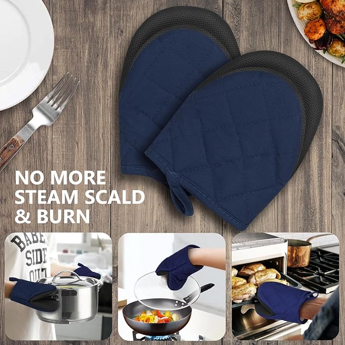 1 Pair Short Oven Mitts - Image 7