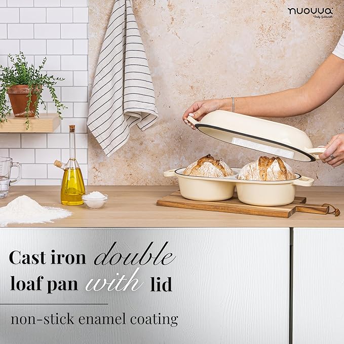 Dutch Oven For Sourdough Bread Baking – Enamelled Cast Iron Bread Loaf Pot – - Image 7