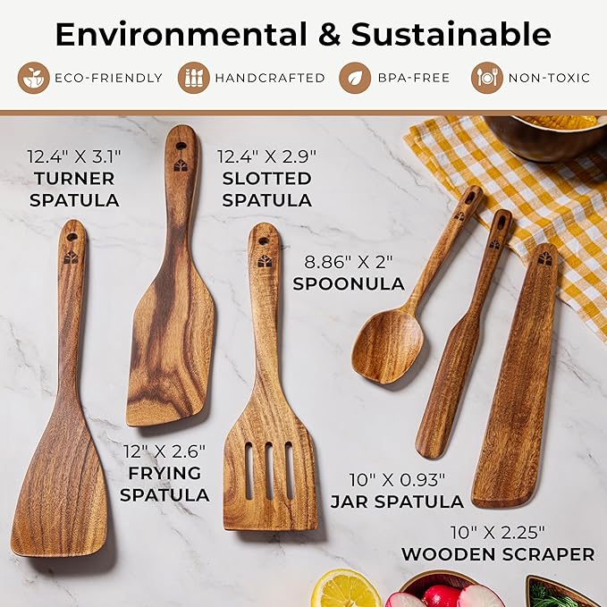 Wooden Spatula for Cooking - Image 2