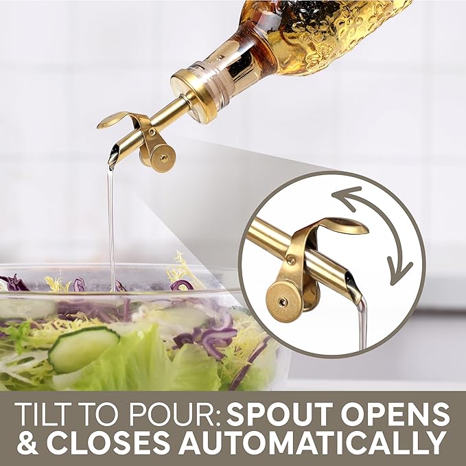 COOK WITH COLOR Glass Olive Oil Bottle Dispenser - Image 7