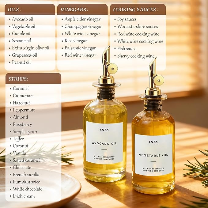 350 ML Premium Olive Oil Dispenser Bottles - Image 4