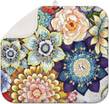 Boho Drying Mat 16" X 18" Boho Flower Kitchen Counter Stone Large Dish Drying by Scritism