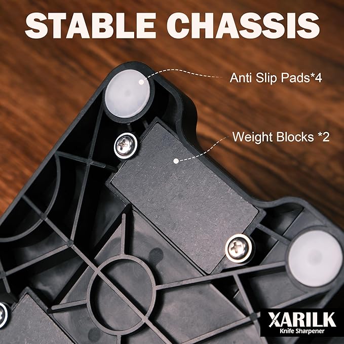 Portable Folding Knife Sharpener XAR-FS1, Adjustable Angle Sharpening System - Image 7