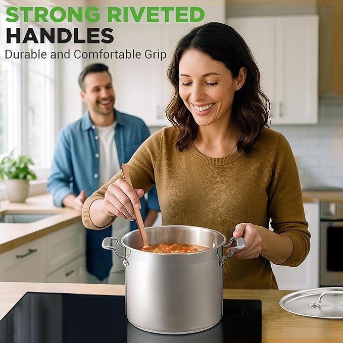 NutriChef 12-Quart Stainless Steel Stockpot - Image 9
