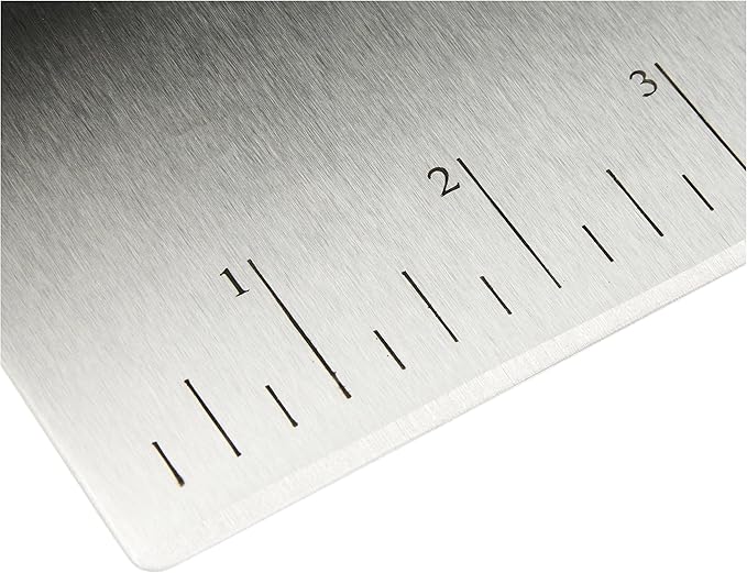 Amazon Basics Multi-Purpose Bench Scraper, Stainless Steel Dough Cutter - Image 4