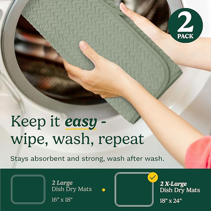 Cuisinart Dish Drying Mats for Kitchen Counter - Image 6