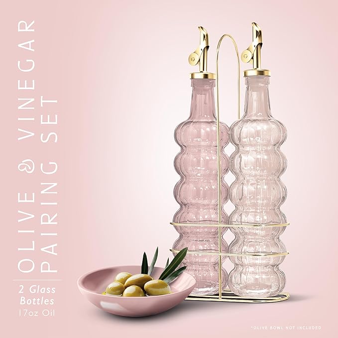 COOK WITH COLOR Glass Olive Oil Bottle Dispenser - Image 2
