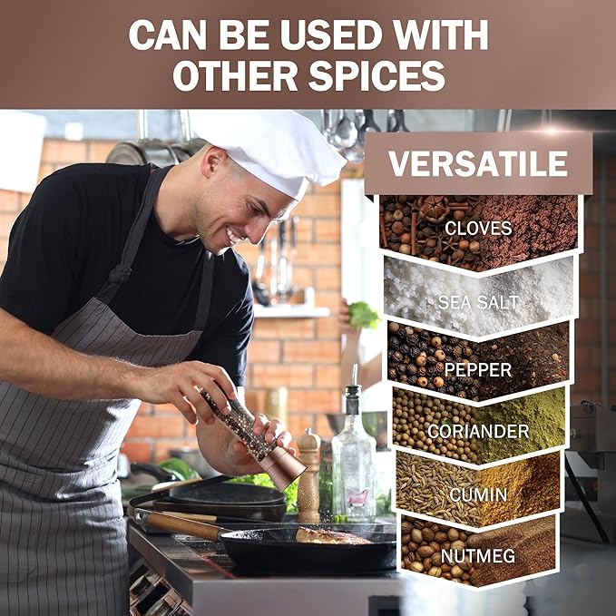 HOME EC Original Stainless Steel Salt or Pepper Grinder 1pk - Image 4
