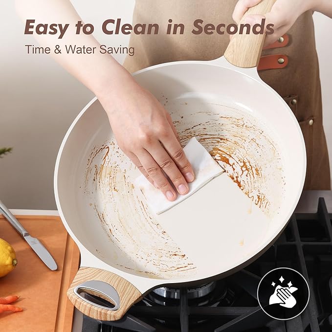 SENSARTE Ceramic Nonstick Frying Pan Skillet - Image 8