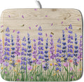 Lavender Floral Dish Drying Mat 16x18 inch Spring Summer Flower Decorative Fast by Giwawa