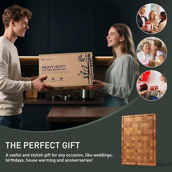XXX Large Bamboo Cutting Board - Image 9
