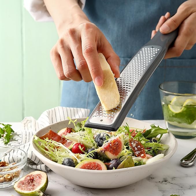 Spring Chef Premium Gray Lemon Zester Grater - Image 8