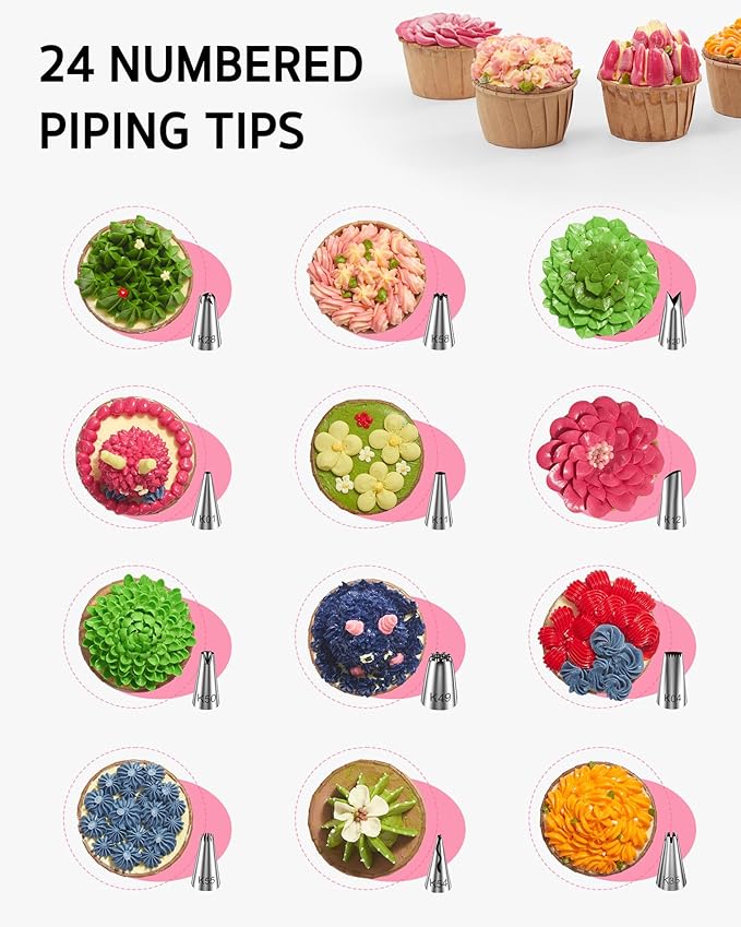 Syntus 65 PCs Cake Decorating Kit - Image 5