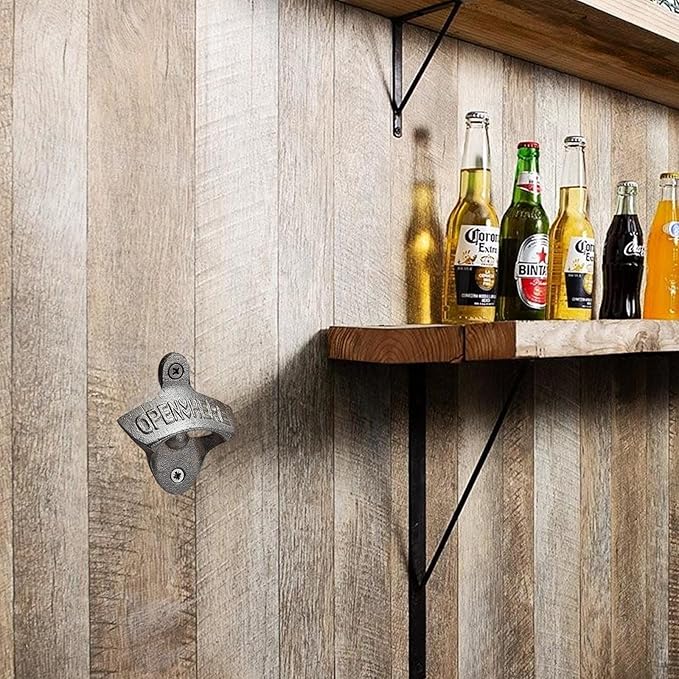 ZOOFOX 12-Piece Wall Mounted Vintage Metal Bottle Opener - Image 6