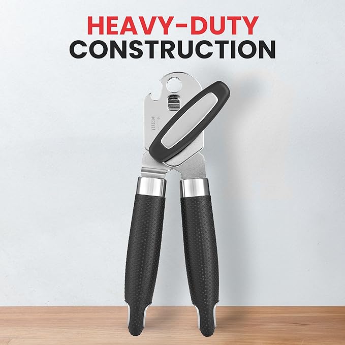 Zulay Kitchen Can Opener with Large Bottle Opener - Image 2