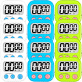 ZILLEEN 12 Pack Kitchen Timers for Cooking Digital Classroom Timers for by ZILLEEN