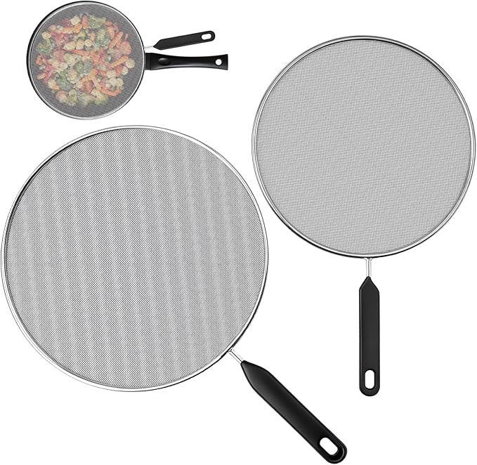 2-Pack Splatter Screen for Frying Pan - Image 7