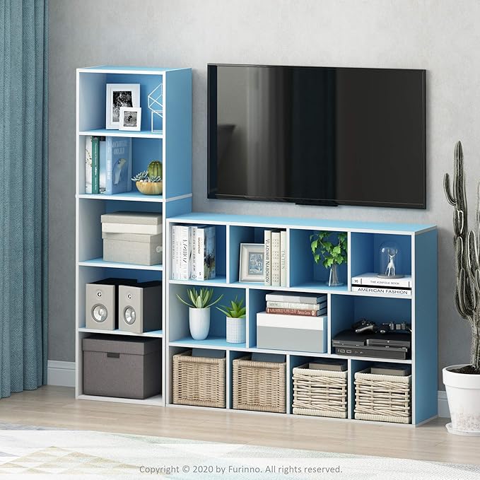 Furinno LUDER Book Shelf, 5-Tier Bookshelf, Bookcase - Image 2