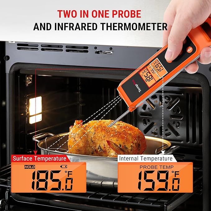 TempPro TP420 2-in-1 Instant Read Thermometer - Image 2