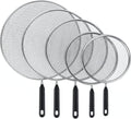 Gisafai 5 Pcs Splatter Screen for Frying Pan 13'' 11.5'' 10'' 8.3'' 7.5'' Metal by Gisafai