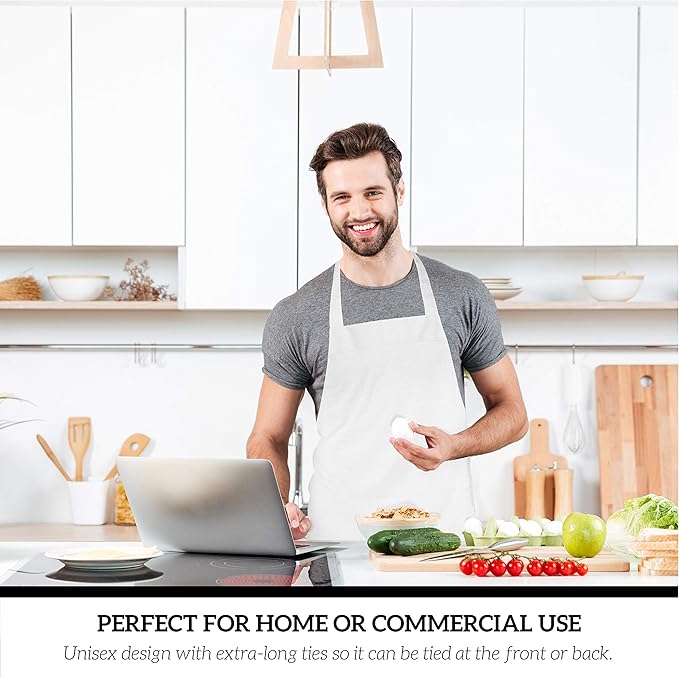 GREEN LIFESTYLE 12 Pack Bib Apron - Image 5