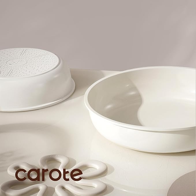 CAROTE Ceramic Pots and Pans Set Non Stick, Nonstick Kitchen Cookware Sets - Image 6