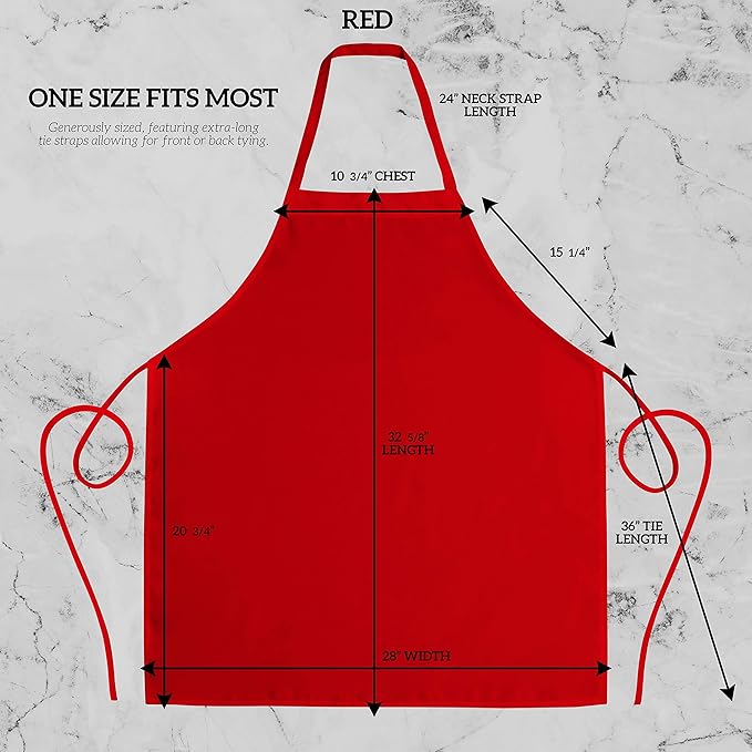 GREEN LIFESTYLE 12 Pack Bib Apron - Image 2