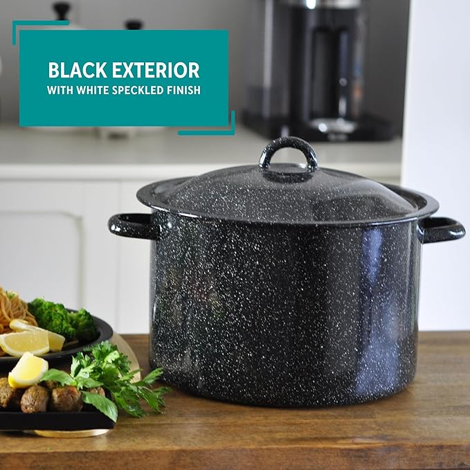 MIRRO 7.75qt Enamel Stock Pot - Image 4
