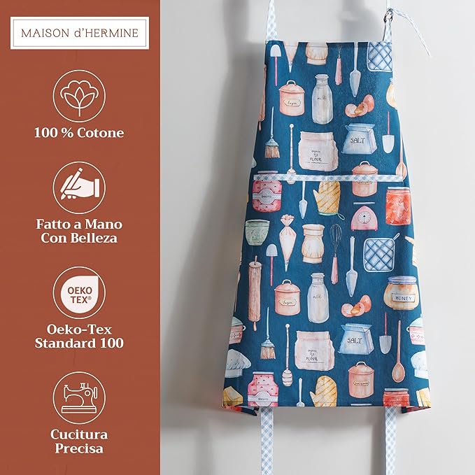 Maison d' Hermine 100% Cotton Apron - Image 2