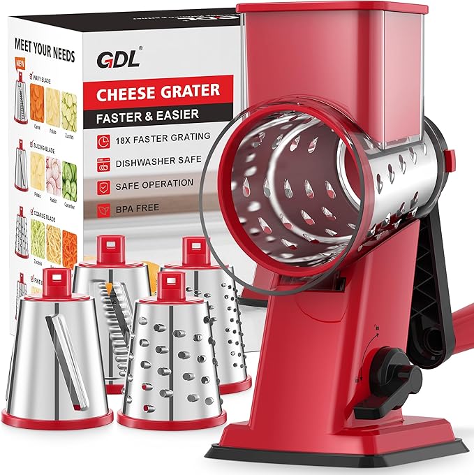 GDL Rotary Cheese Grater Hand Crank by GDL