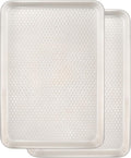 Wildone 2 Pack Half Sheet Baking Pans, Honeycomb Embossed Nonstick Baking Sheet by Wildone