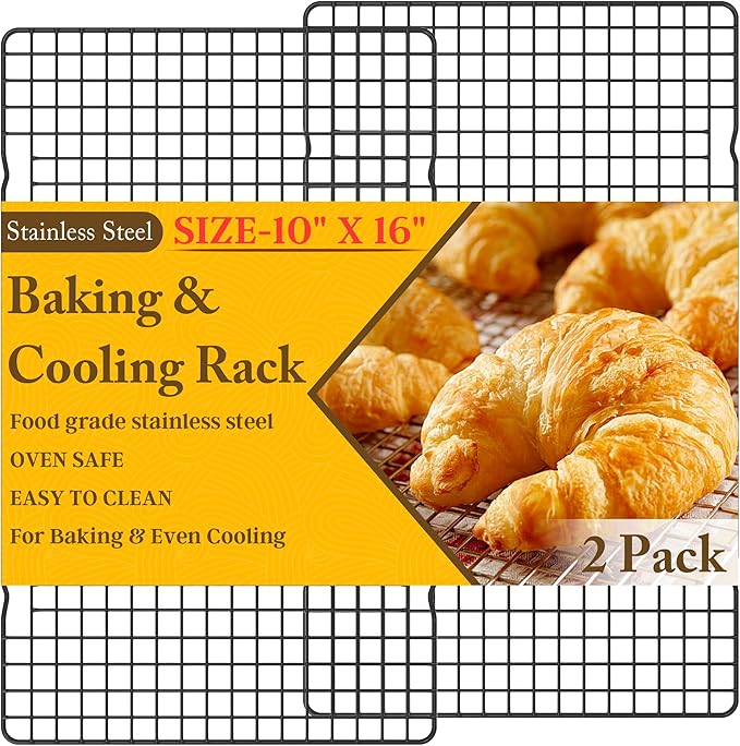2PCS Cooling Racks for Cooking and Baking by QukakaHomeCare
