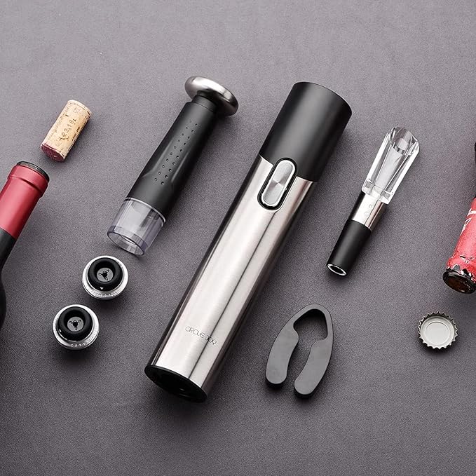 CIRCLE JOY Electric Wine Opener Set Automatic Wine Opener Kit - Image 7