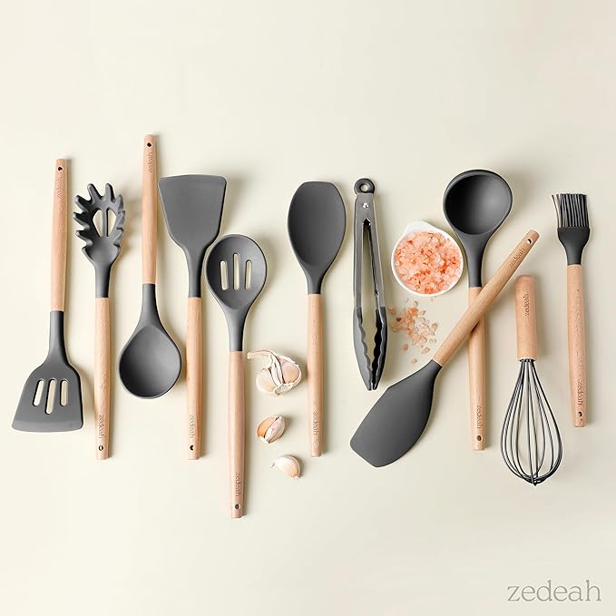 11-Piece Silicone Kitchen Utensils Set - Image 3