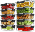 HOMBERKING 10 Pack Borosilicate Glass Meal Prep Containers by HOMBERKING